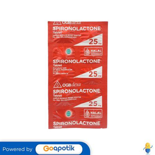 SPIRONOLACTONE OGB DEXA MEDICA 25 MG STRIP 10 TABLET / DIURETIK