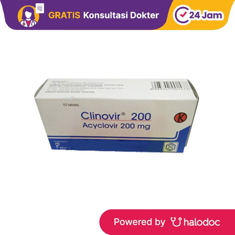 Clinovir 200 mg 10 Tablet Strip