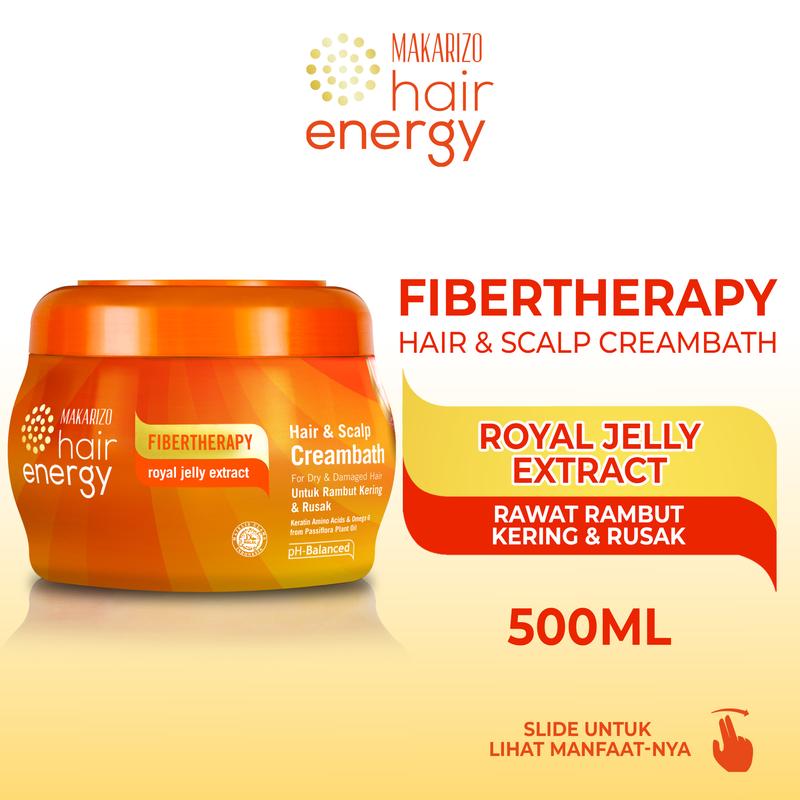 PROMO Makarizo Hair Energy Fibertherapy Hair & Scalp Creambath Royal …
