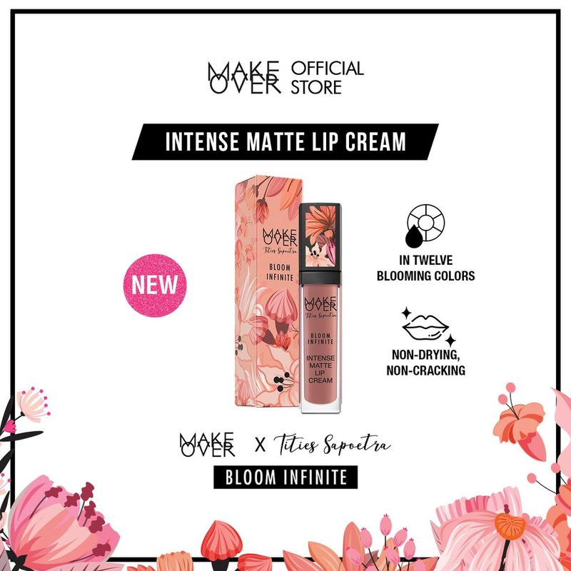 ۞ Make Over Tities Sapoetra Intense Matte Lip Cream