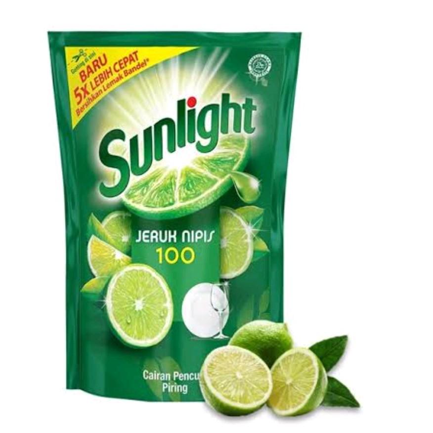Sunlight Jeruk Nipis Sabun pencuci piring 640/635ml