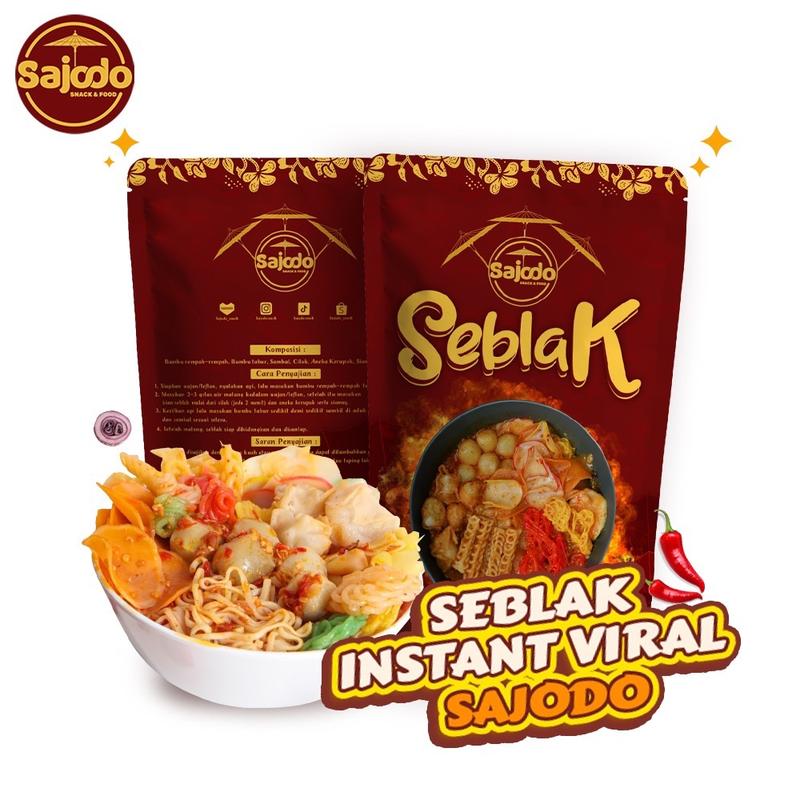 PROMO 8.8!!!SEBLAK INSTAN SAJODO SNACK