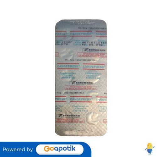 CANDEPRESS 8 MG STRIP 10 TABLET
