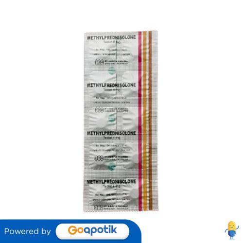 METHYLPREDNISOLONE ERRITA 4 MG STRIP 10 TABLET