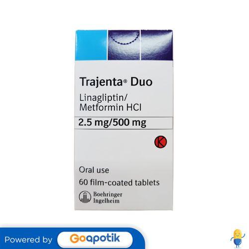TRAJENTA DUO 2.5 MG/500 MG BOTOL 60 TABLET