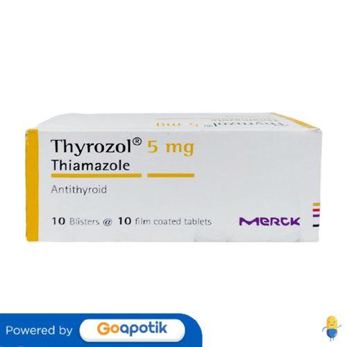 THYROZOL 5 MG BOX 100 TABLET / HIPERTIROID