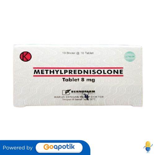 METHYLPREDNISOLONE BERNOFARM 8 MG BOX 100 TABLET