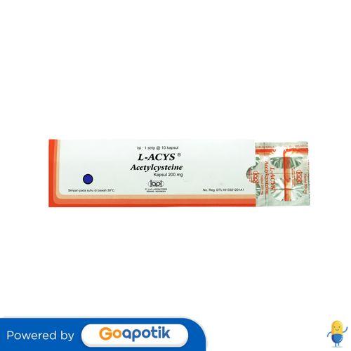 L-ACYS 200 MG STRIP 10 KAPSUL