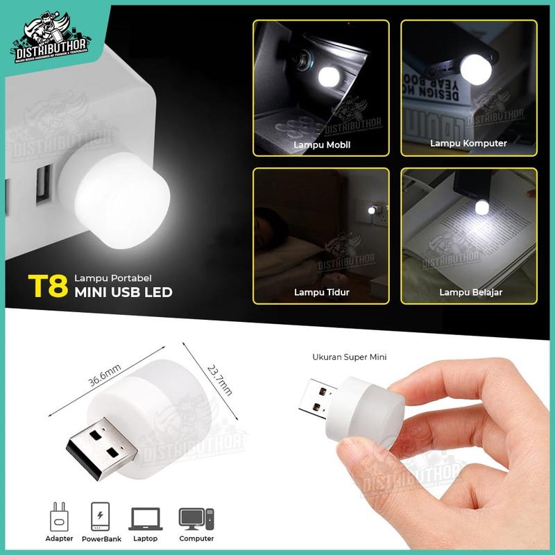 LAMPU LED USB MINI PORTABLE L8