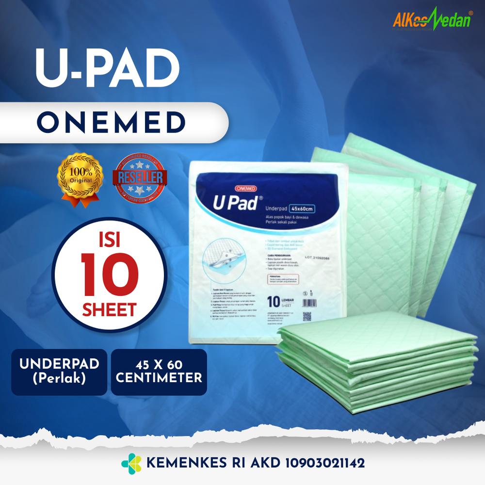 UPAD ONEMED UNDERPAD PERLAK ANTI BOCOR ISI 10 PER PACK
