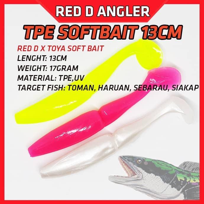 Red D Angler Soft Plactic Toya