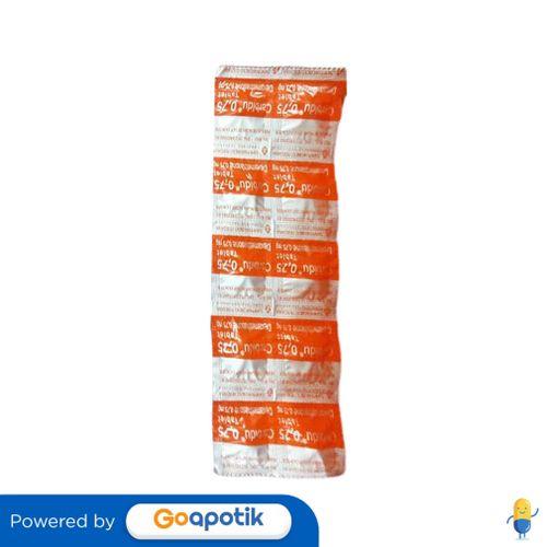CARBIDU 0.75 MG STRIP 10 TABLET