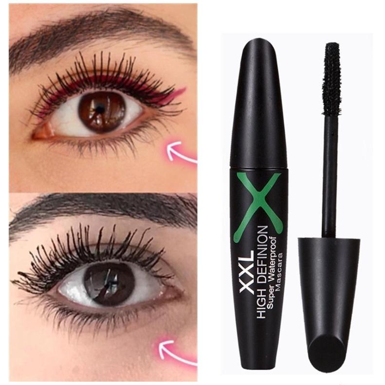 Shedoes มาสคาร่า 4D แปรงไฟเบอร์ สีดํา กันน้ำ ติดทนนาน Long lasting bl…