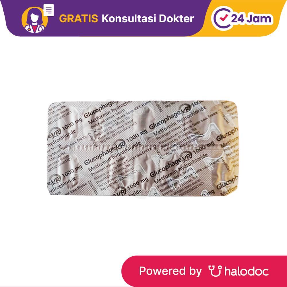 Glucophage XR 1000 mg 10 Tablet