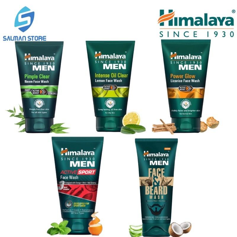 Himalaya Herbals Men Face Wash 100ml (Neem Oil Clear Power Glow Face …