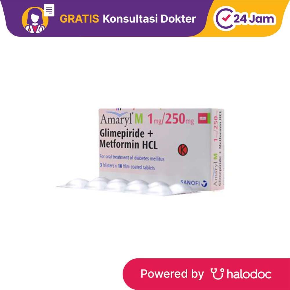 Amaryl M 1 mg/250 mg 10 Tablet