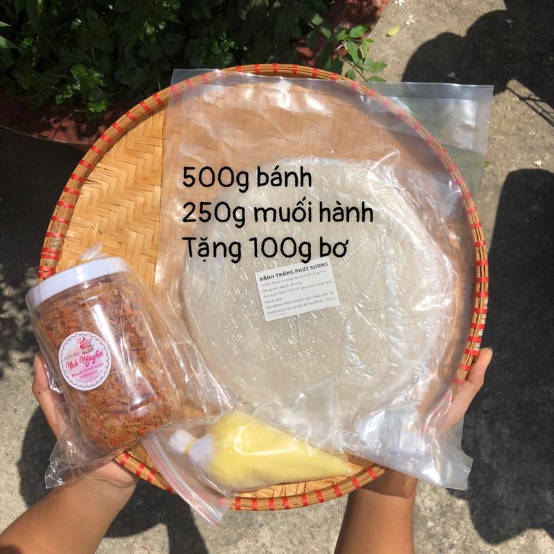 COMBO BÁNH TRÁNG MUỐI HÀNH PHI