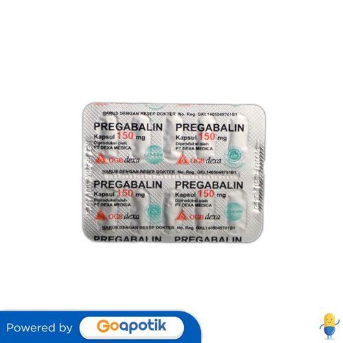 PREGABALIN OGB DEXA MEDICA 150 MG STRIP 10 KAPSUL