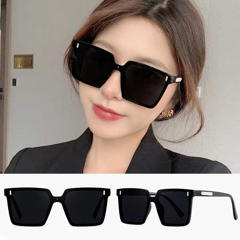 Kính râm gọng vuông lớn phiên bản hàn quốc cá tính đường phố lái xe -…