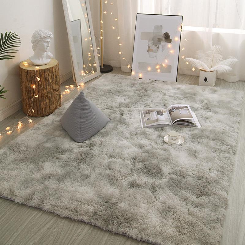 Long Hair Living Room Sofa Coffee Table Rug Bedroom Room Bay Window B…