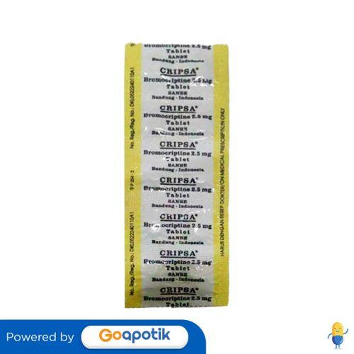 CRIPSA 2,5 MG STRIP 10 TABLET