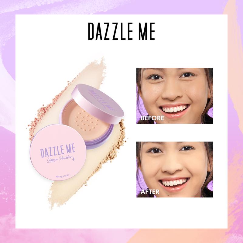 DAZZLE ME Always Setting Loose Powder BPOM | Natural Bedak Tabur Oil …
