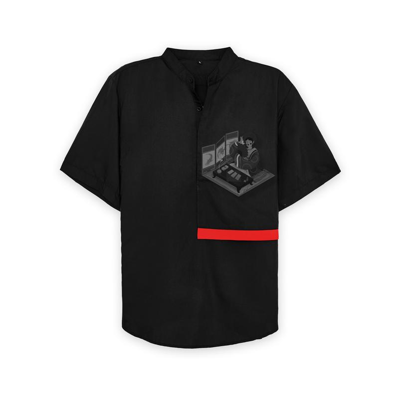 Áo sơ mi cổ trụ Đen CENTRAL COAST LADY SHIRT - ZUNE.ZX