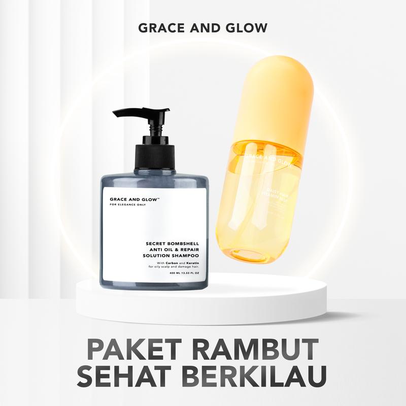 Grace and Glow Secret Bombshell Anti Oil and Repair Solution Shampoo …