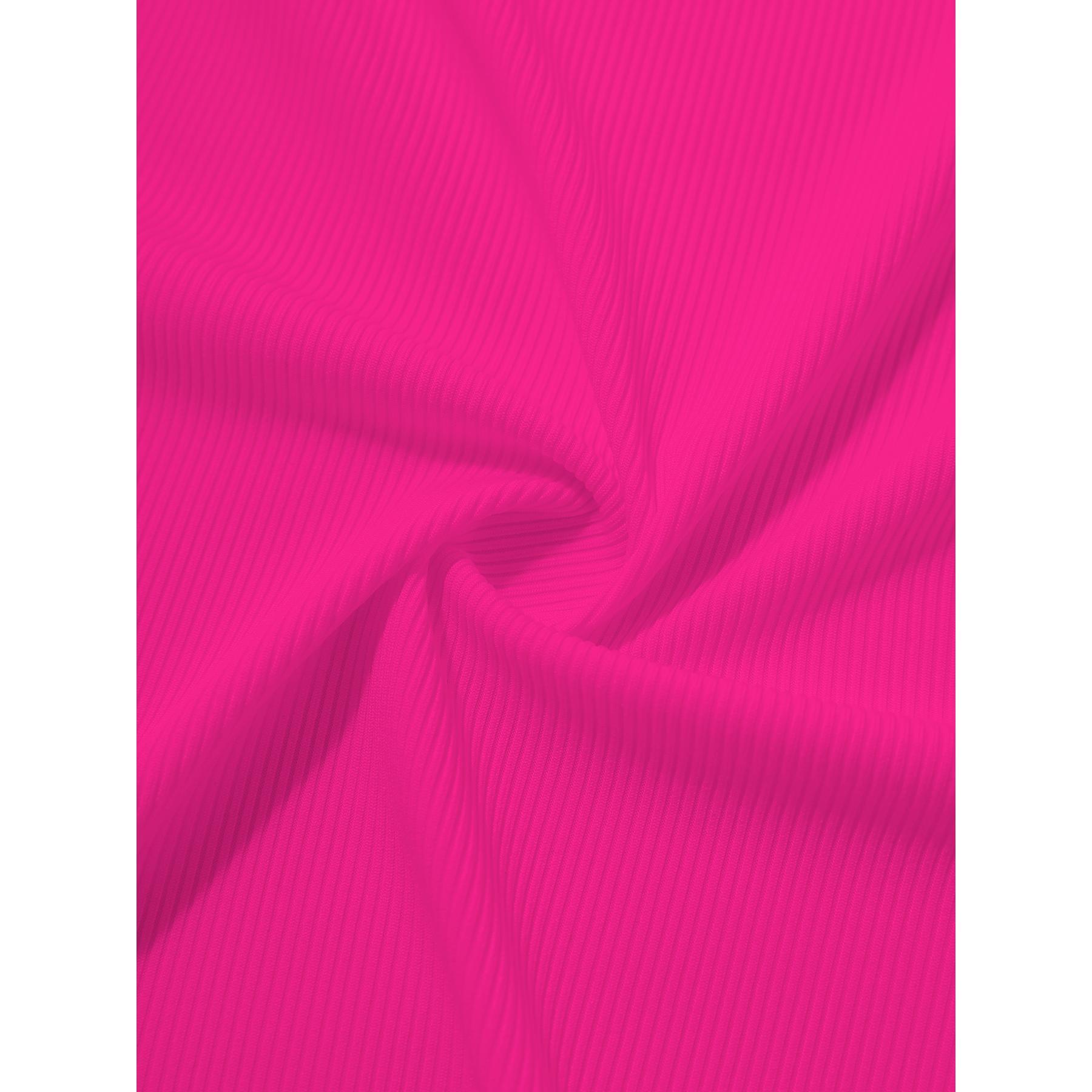 Äermlos Crop Tops fir Fraen, gerippt gestrickt Stretch enk Tanktop_voghion.com