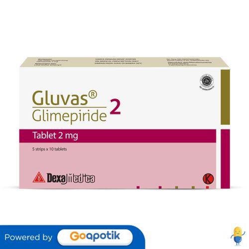 GLUVAS 2 MG BOX 50 TABLET