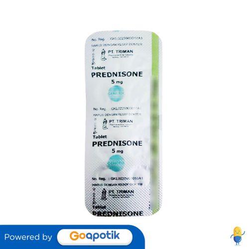 PREDNISONE TRIMAN 5 MG STRIP 10 TABLET