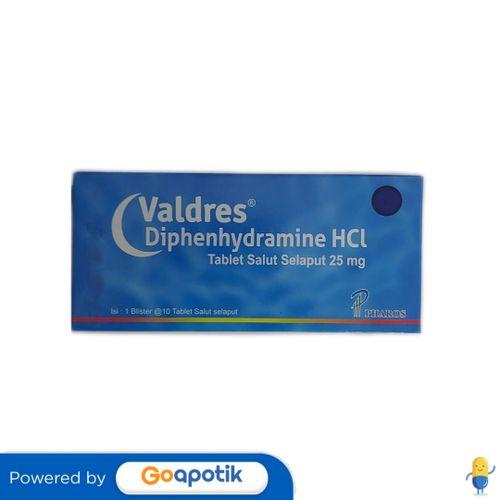 VALDRES 25 MG BOX 10 TABLET