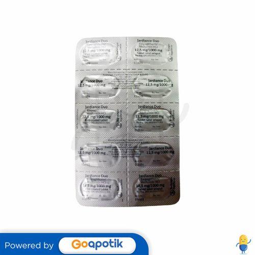 JARDIANCE DUO 12.5 MG/1000 MG STRIP 10 TABLET