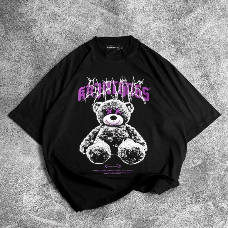 FF - KAOS Oversize SNOW BEAR / Tshirt Wanita Terbaru