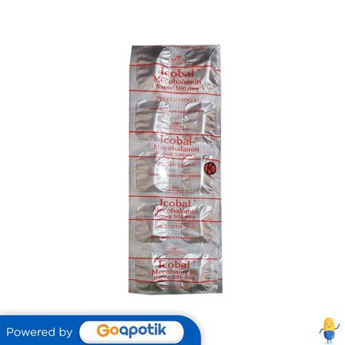 ICOBAL 500 MCG STRIP 10 KAPSUL