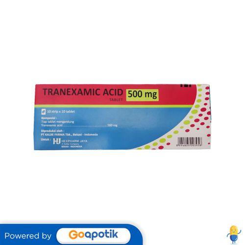TRANEXAMIC ACID HEXPHARM 500 MG BOX 100 TABLET