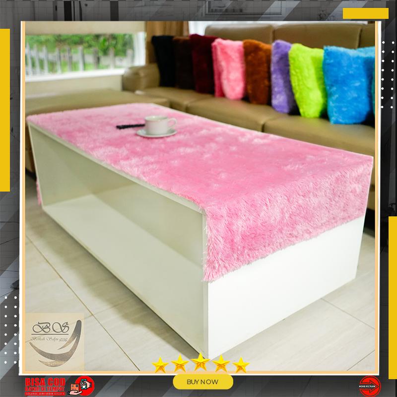 Taplak meja Bulu Rasfur 50x150cm / taplak Bulu  / Taplak  premium / t…
