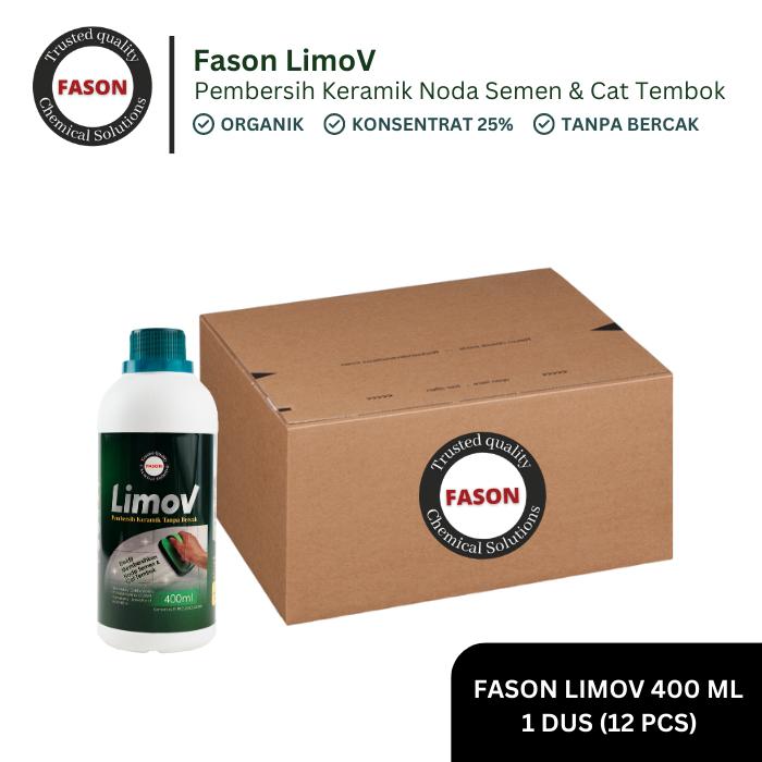 Paket Hemat Reseller Fason Limov 400ml Cairan Pembersih Noda Semen dan Cat Tembok 1dus - 10000ml