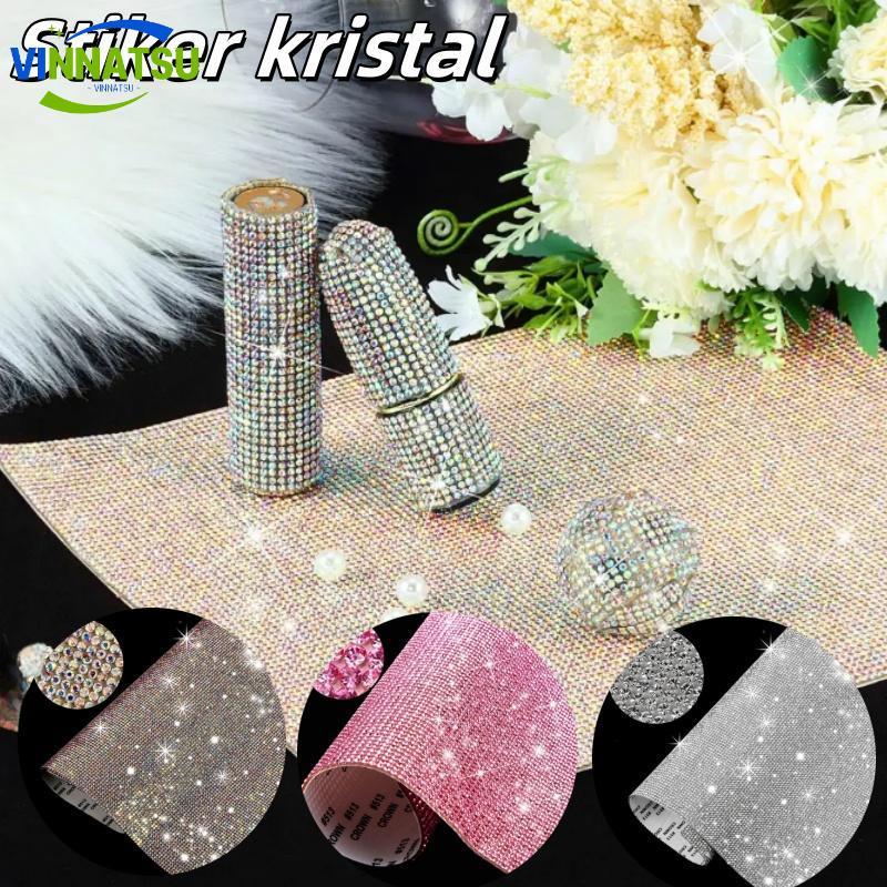Vinnatsu Stiker Kristal Berlian Imitasi  5 Warna Diy Crystal  Sticker Hadiah Anda Dengan  Hiasi Mobil Atau - Kombinasi warna