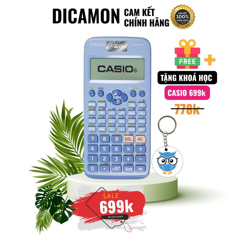 Máy Tính Casio Fx580VNX Chính Hãng - màu Đen