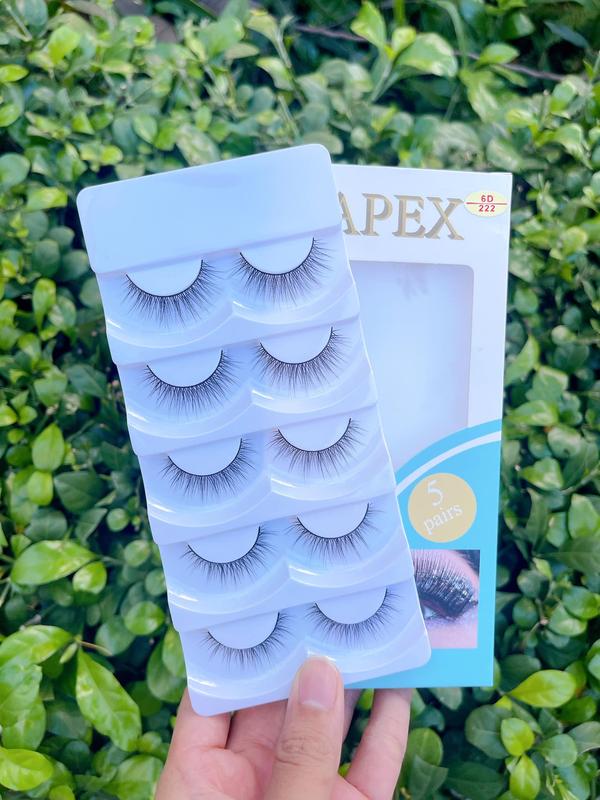Lông mi giả cao cấp Apex 6D 222 . Hộp 5 đôi