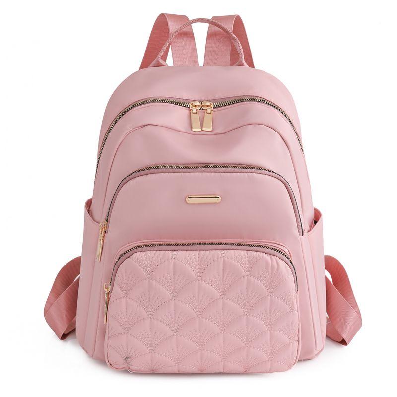 2024 Oxford Cloth Nylon Travel Trip Backpack Women's Casual Fashion Canvas Student Schoolbag Mother Bag Women_voghion.com
