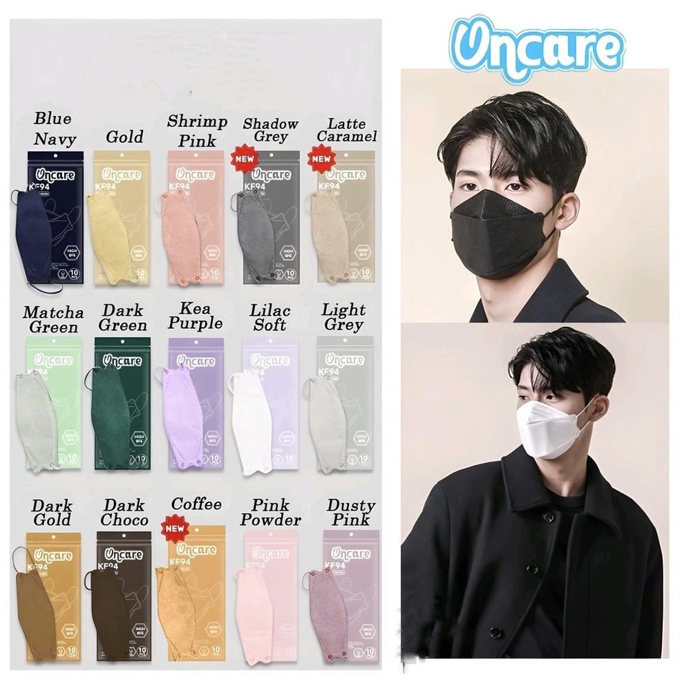 Masker KF94 Dewasa 4ply Aneka warna Trend - kf ocr blackstone
