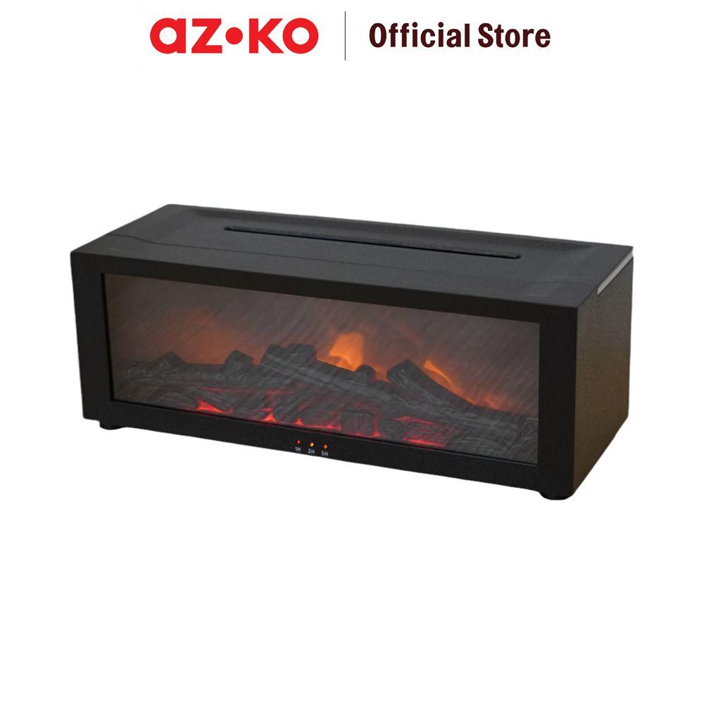 AZKO Breathe Diffuser Aromaterapi Dengan Efek Bonfire - Hitam Pengharum Ruangan Pewangi Kamar Aroma Therapy Essential Oil Diffuser Aromaterapi Aroma Diffuser