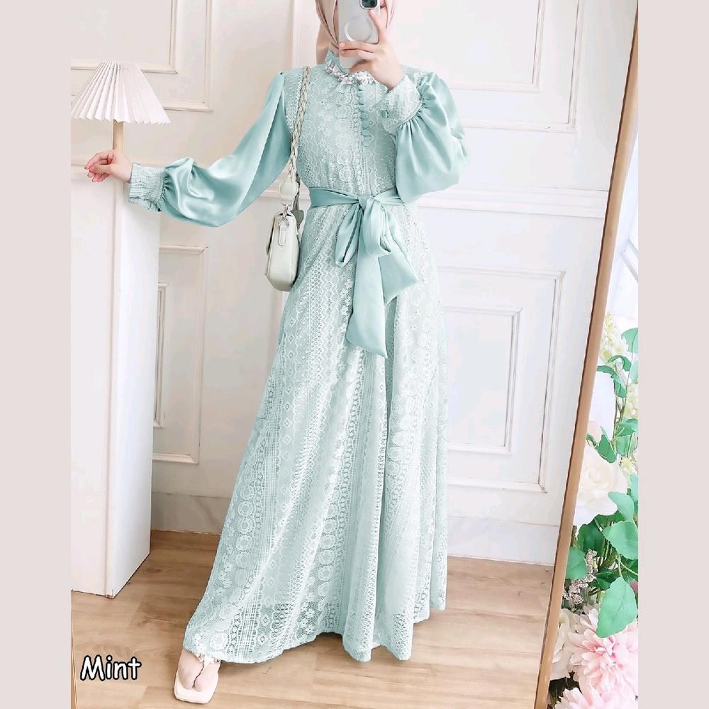 GnC DRESS NIAKIA J9J FYP KONDANGAN - Mint, All size