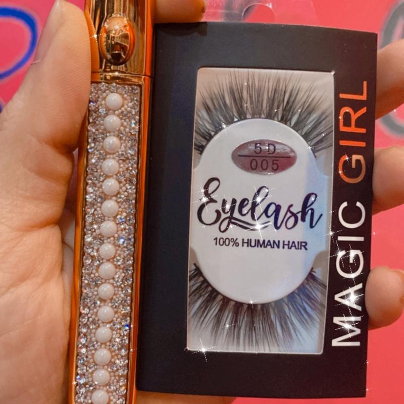 Eyeliner Glue + Eyelashes 2in1