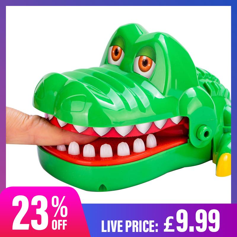 6/1 Crocodile Toy Classic Mouth Dentist Bite Finger Family Game Child…