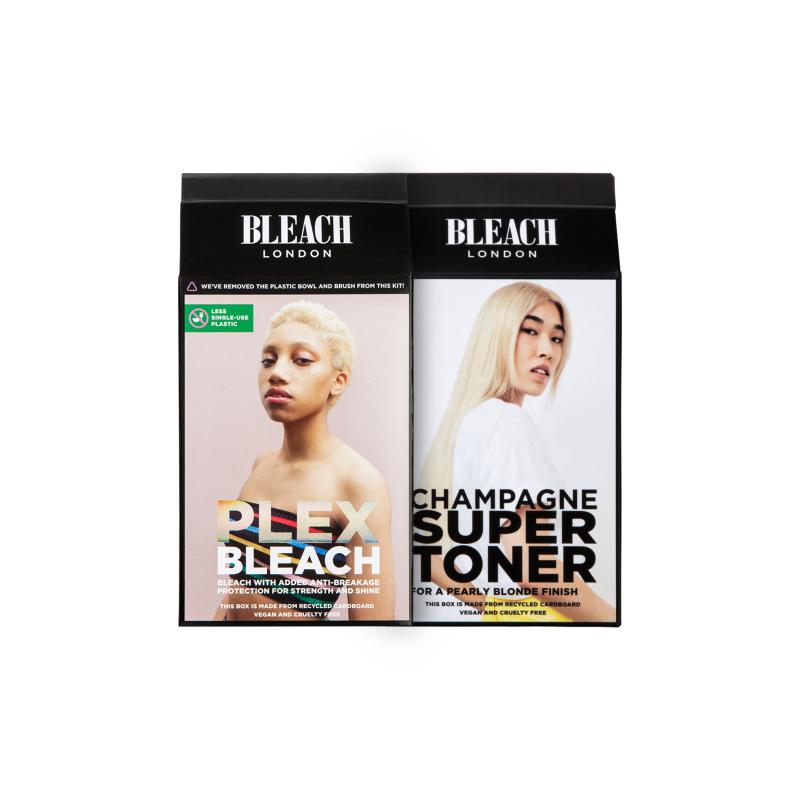 Bleach and Tone Set: Butter Blonde with Plex