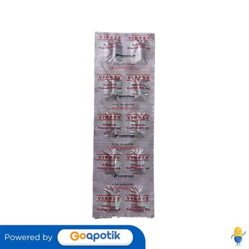 VIRPES 400 MG STRIP 10 KAPLET