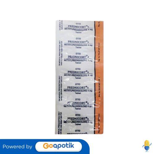 PREDNICORT 4 MG STRIP 10 TABLET
